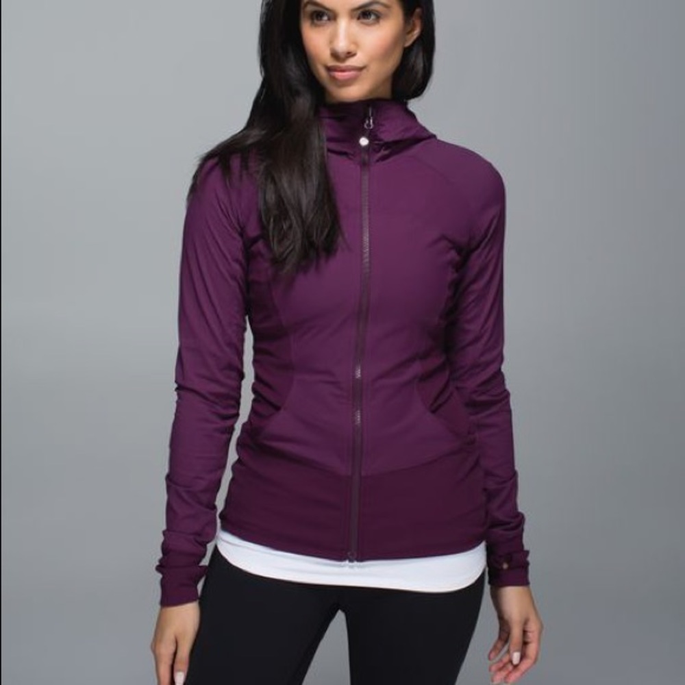 Lululemon Purple Reversible Zip-Up Hoodie